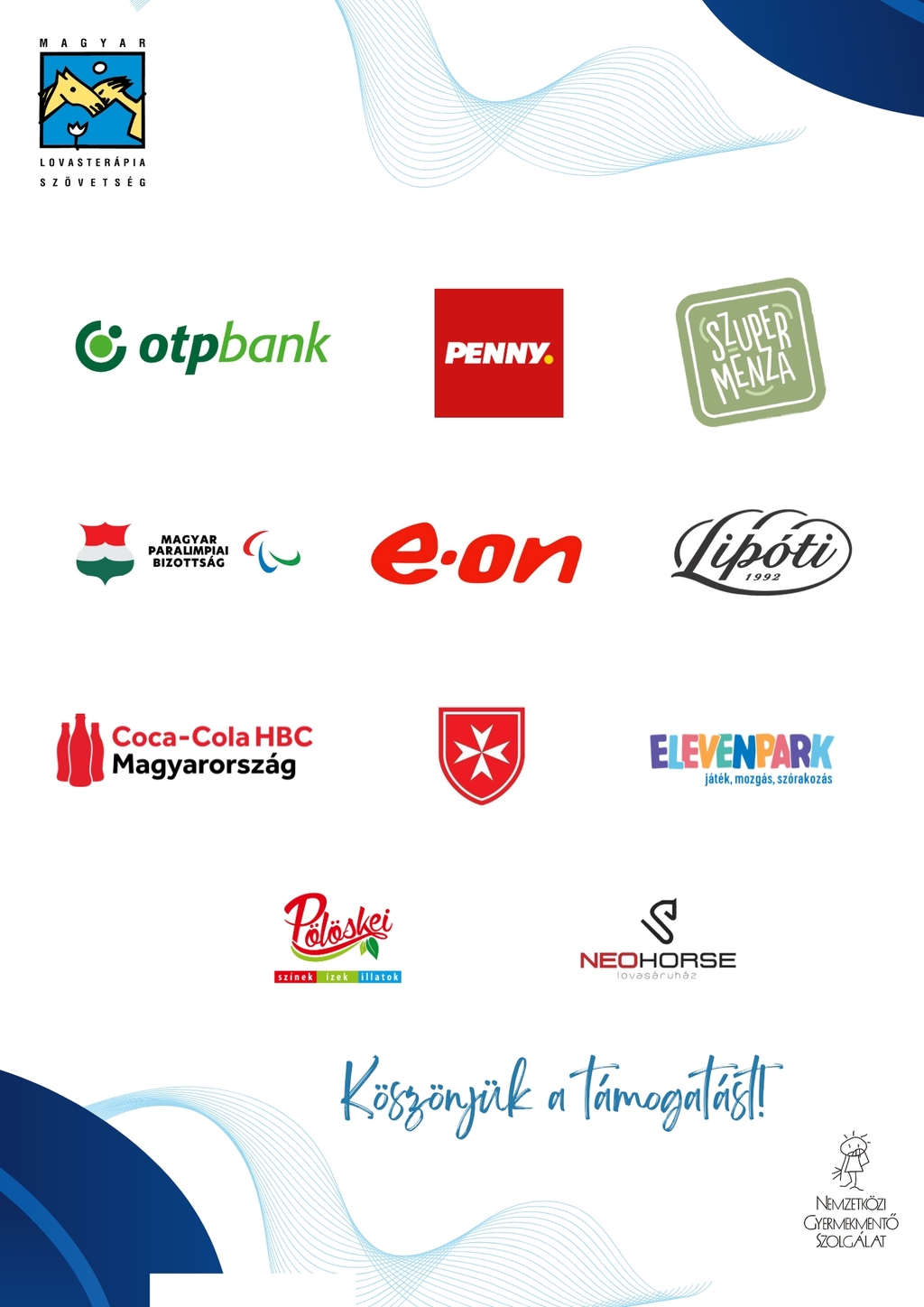 Lovasterápiás verseny 2026 - Támogatóink