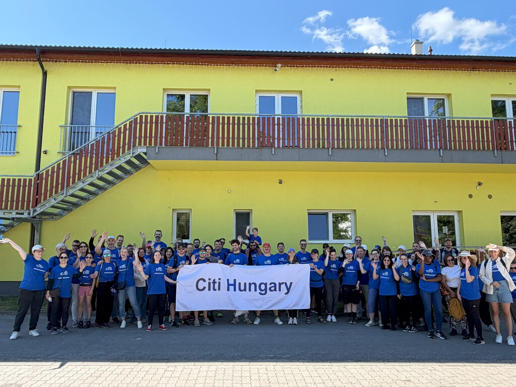 Nálunk jártak a Citi Magyarország önkéntesei